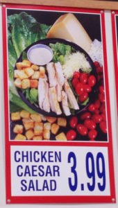 Costco Chicken Caesar Salad Menu Item